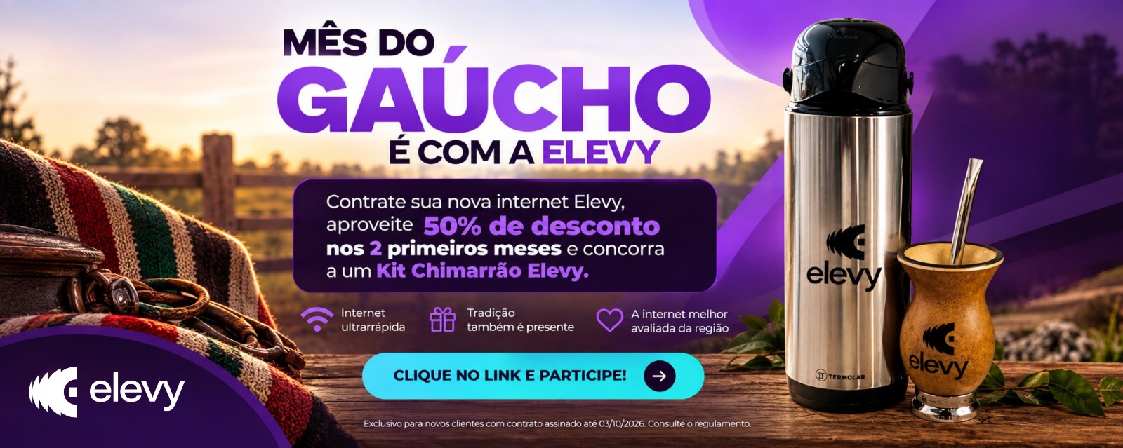 Elevy vai sortear kits de chimarrão